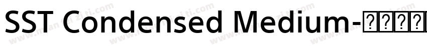 SST Condensed Medium字体转换